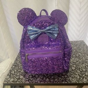 Loungefly Minnie Mouse Sequin Backpack